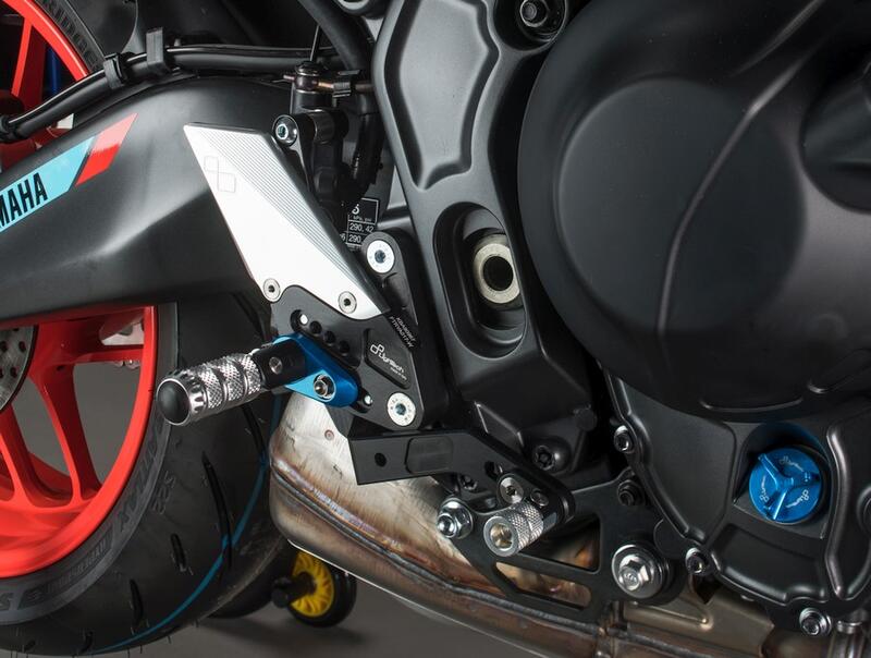 Adjustable Rear Sets With Fixed Foot Pegs for Yamaha Naturale